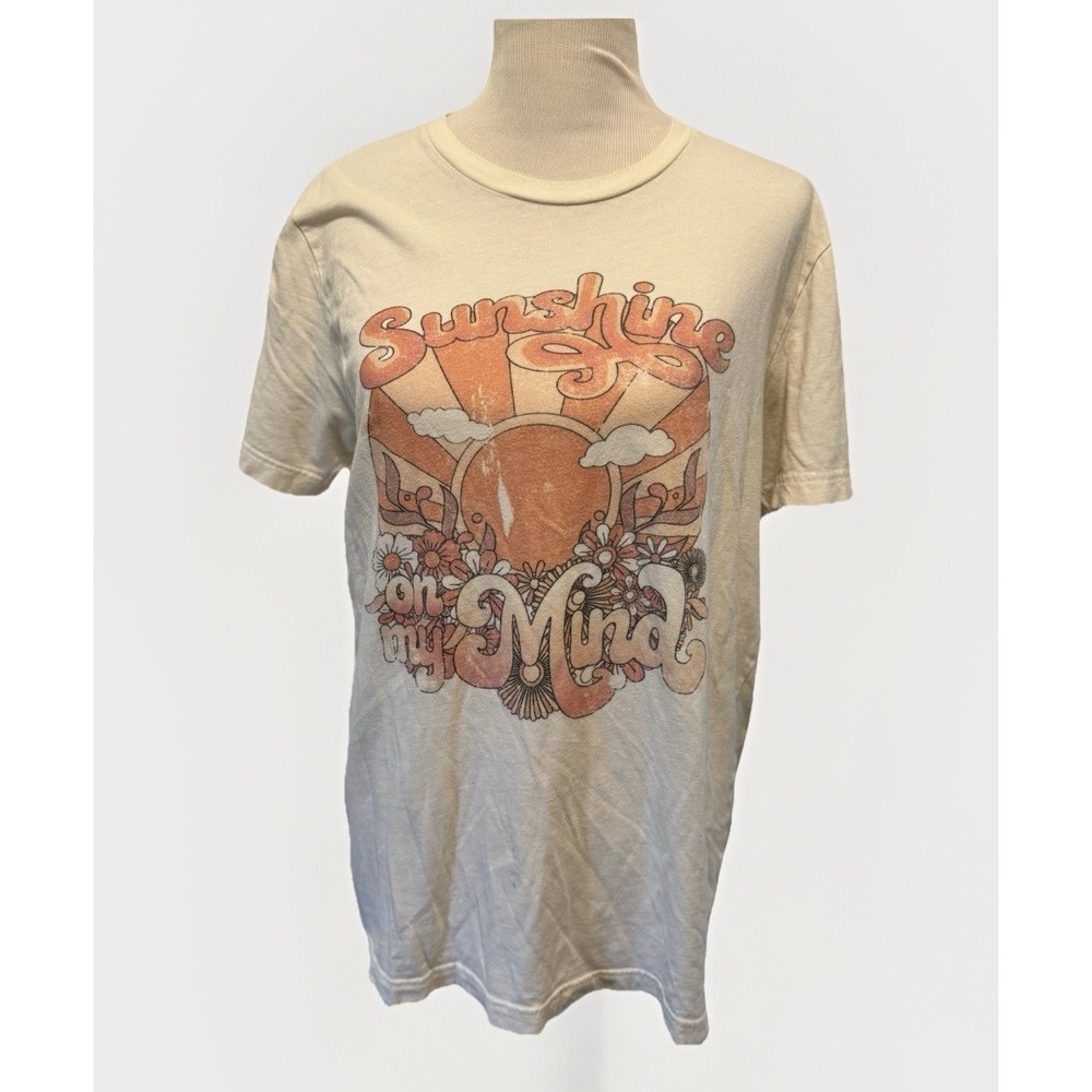 Graphic Tee Vintage Sunshine On‎ My Mind Size Large